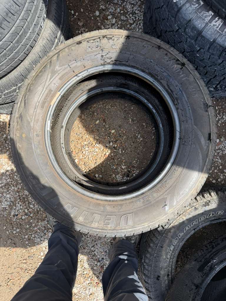 225/65R17 Pair (2 Used Tires) Delinte DX-11 Bandit H/T