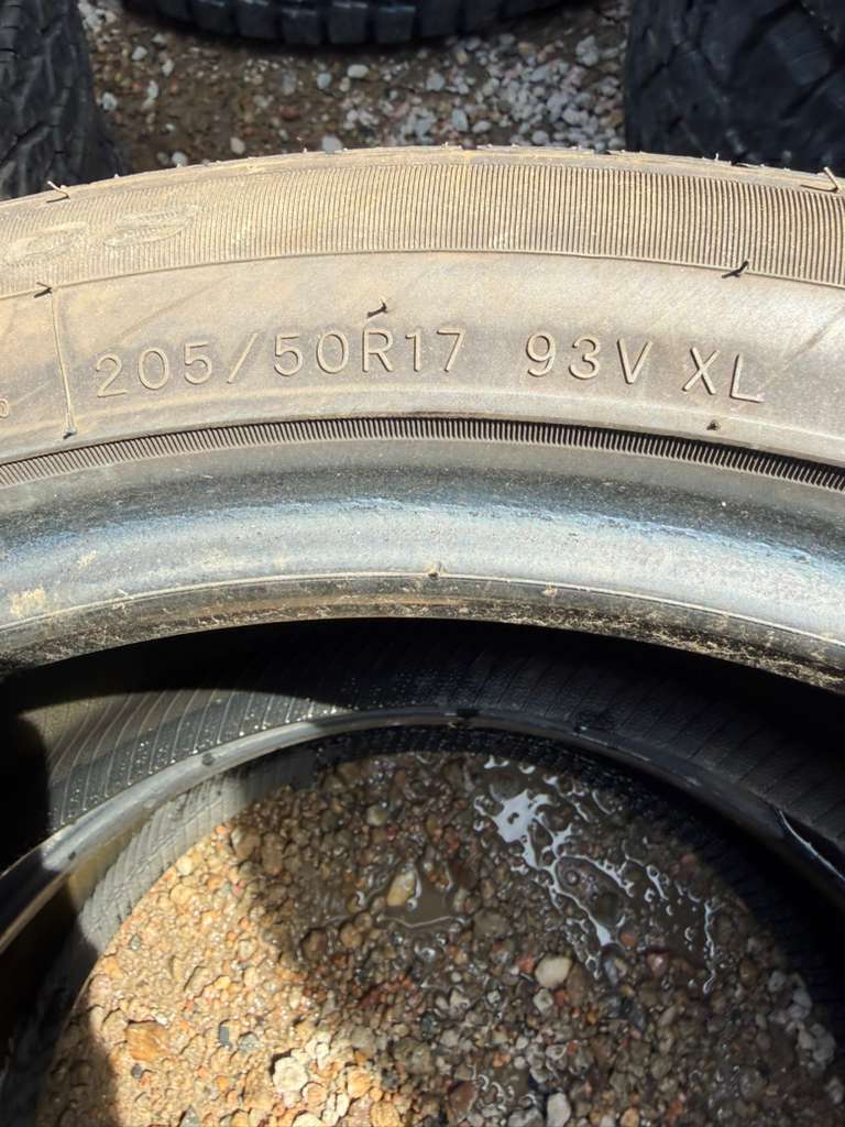 205/50R17 Pair (2 Used Tires) Sailun Atrezzo SH408