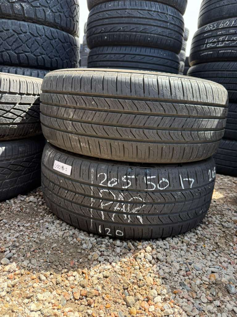 205/50R17 Pair (2 Used Tires) Sailun Atrezzo SH408