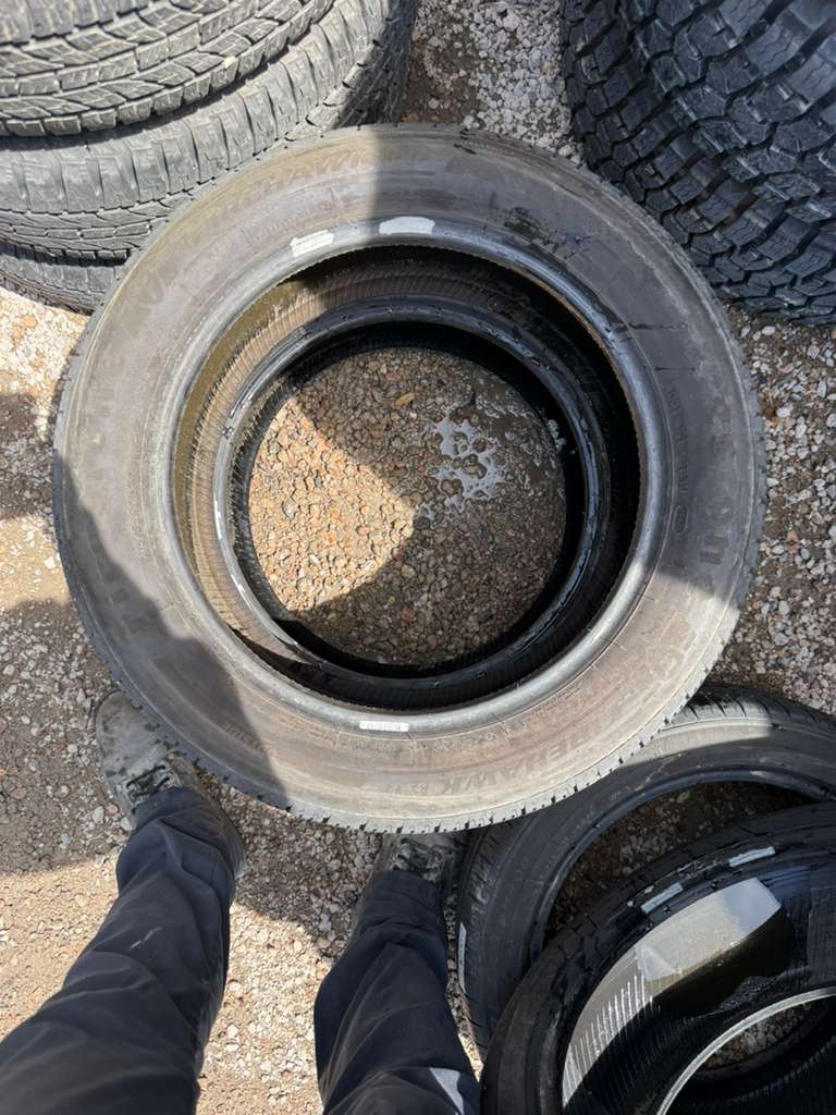 215/55R17 Pair (2 Used Tires) Firestone Firehawk AS V2