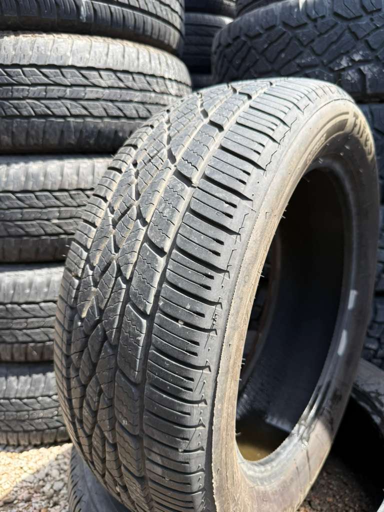 215/55R17 Pair (2 Used Tires) Firestone Firehawk AS V2