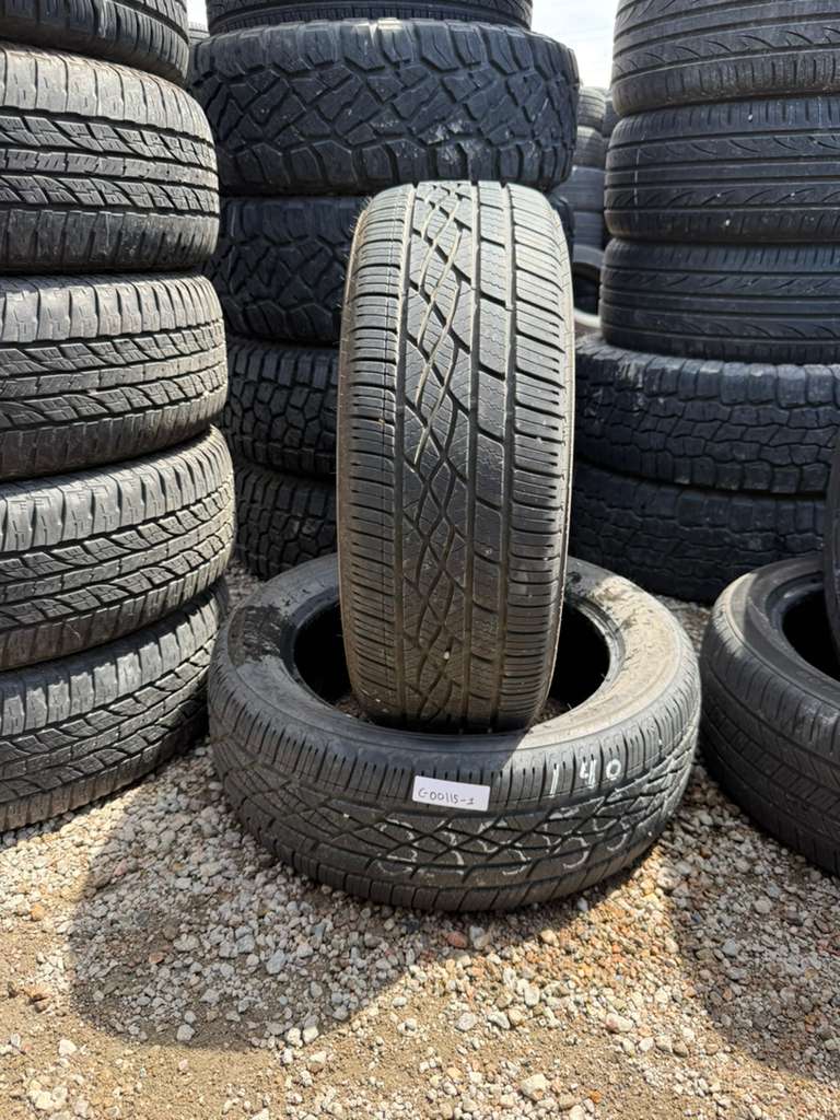 215/55R17 Pair (2 Used Tires) Firestone Firehawk AS V2