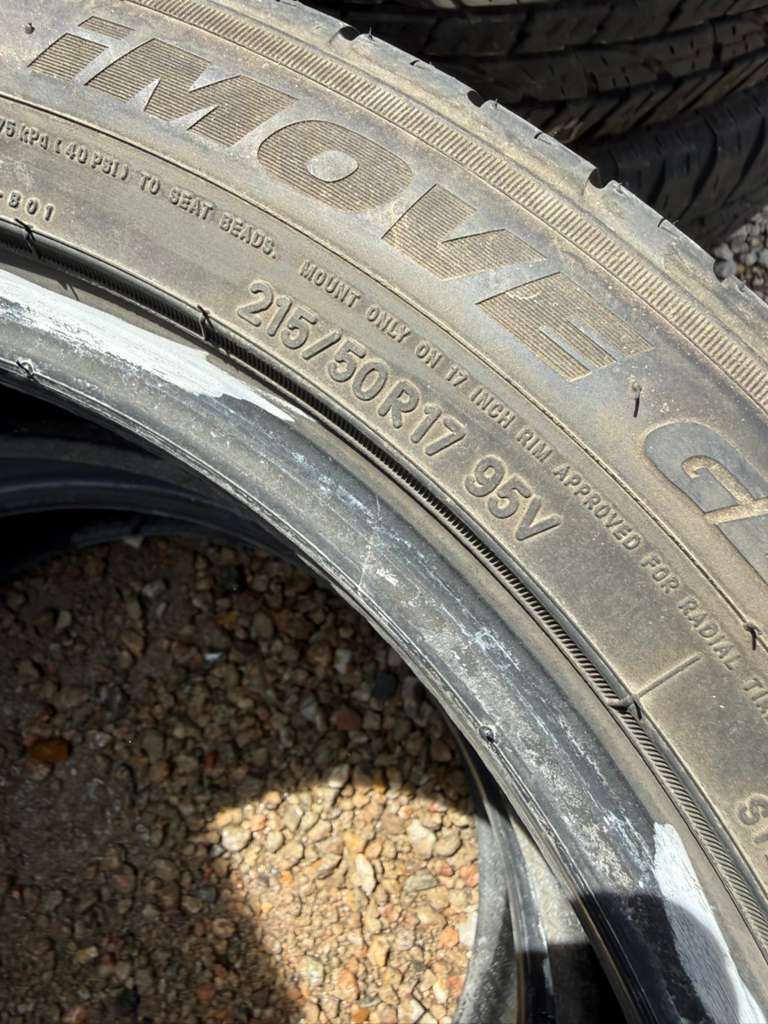 215/50R17 Pair (2 Used Tires) Ironman iMove Gen 3 AS