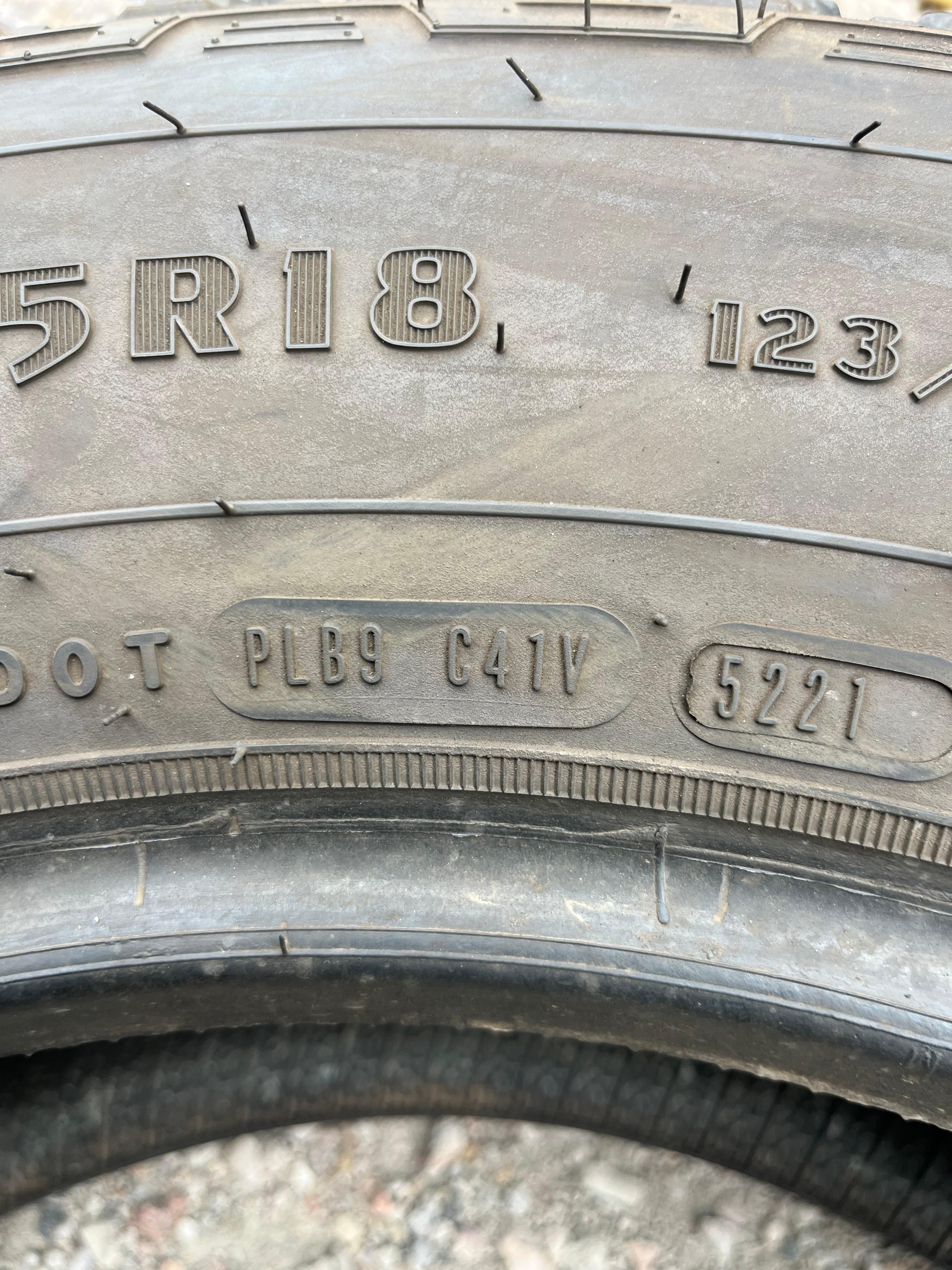 LT275/65R18 Pair (2 Used Tires) Goodyear Wrangler Workhorse