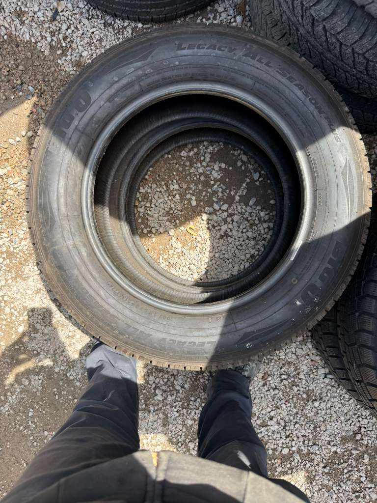 225/65R17 Pair (2 Used Tires) Big O Legacy All Season Plus