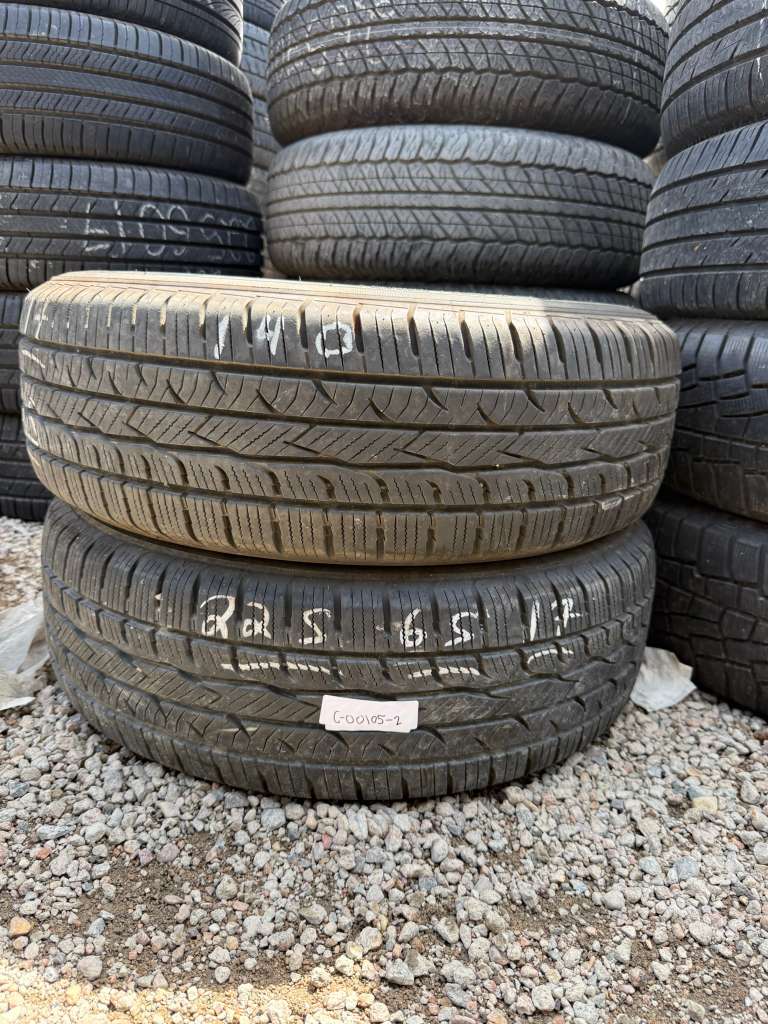 225/65R17 Pair (2 Used Tires) Big O Legacy All Season Plus