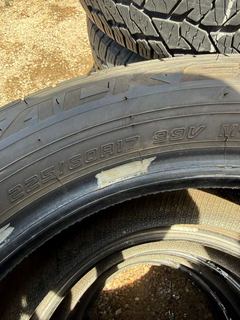 225/60R17 Set (4 Used Tires) Falken Pro G5 CSV