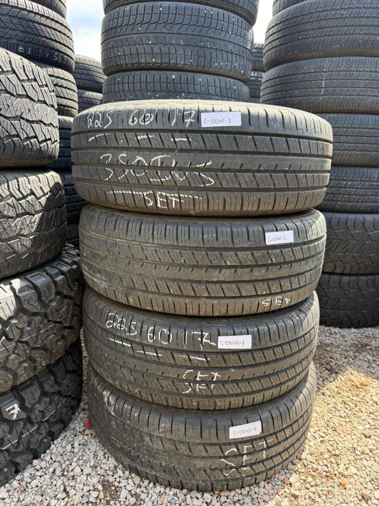 225/60R17 Set (4 Used Tires) Falken Pro G5 CSV