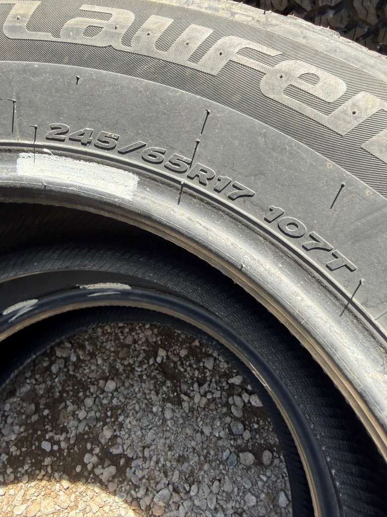 245/65R17 Pair (2 Used Tires) Laufenn X Fit HT