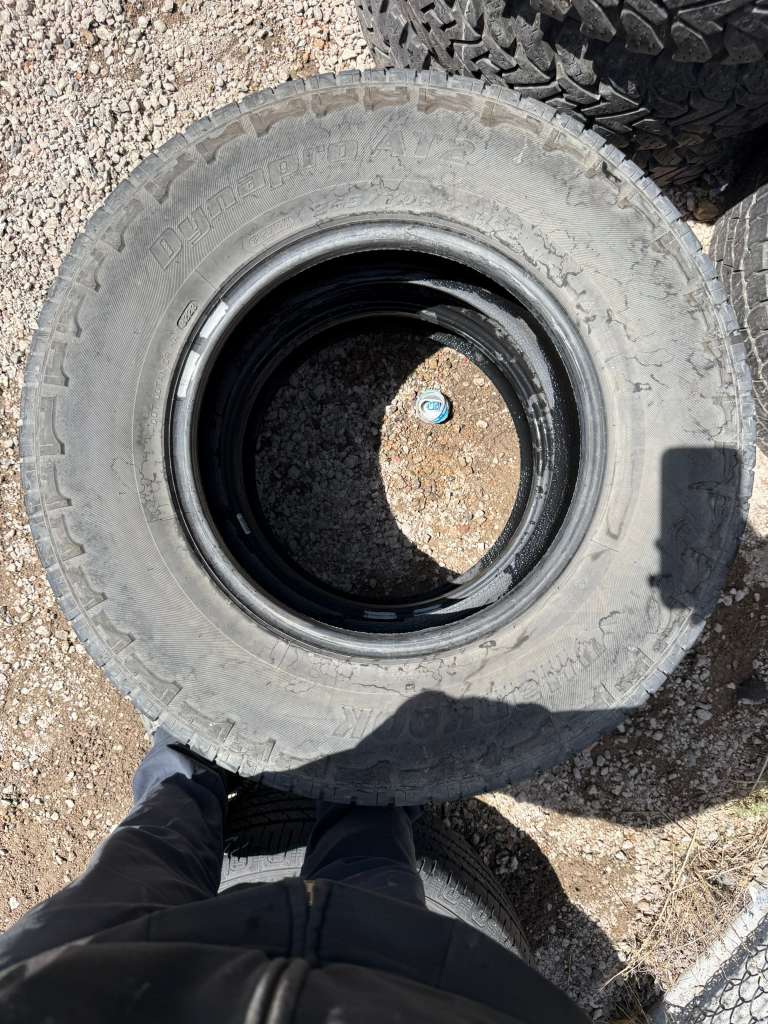 265/70R17 Pair (2 Used Tires) Hankook Dynapro AT2