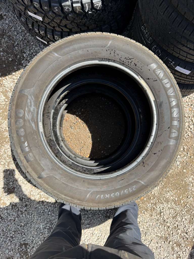 215/65R17 (3 Used Tires) Advanta ER-800