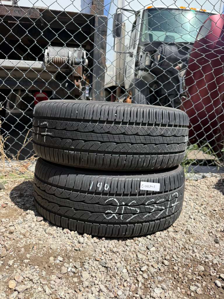 215/55R17 Pair (2 Used Tires) SureDrive All Season