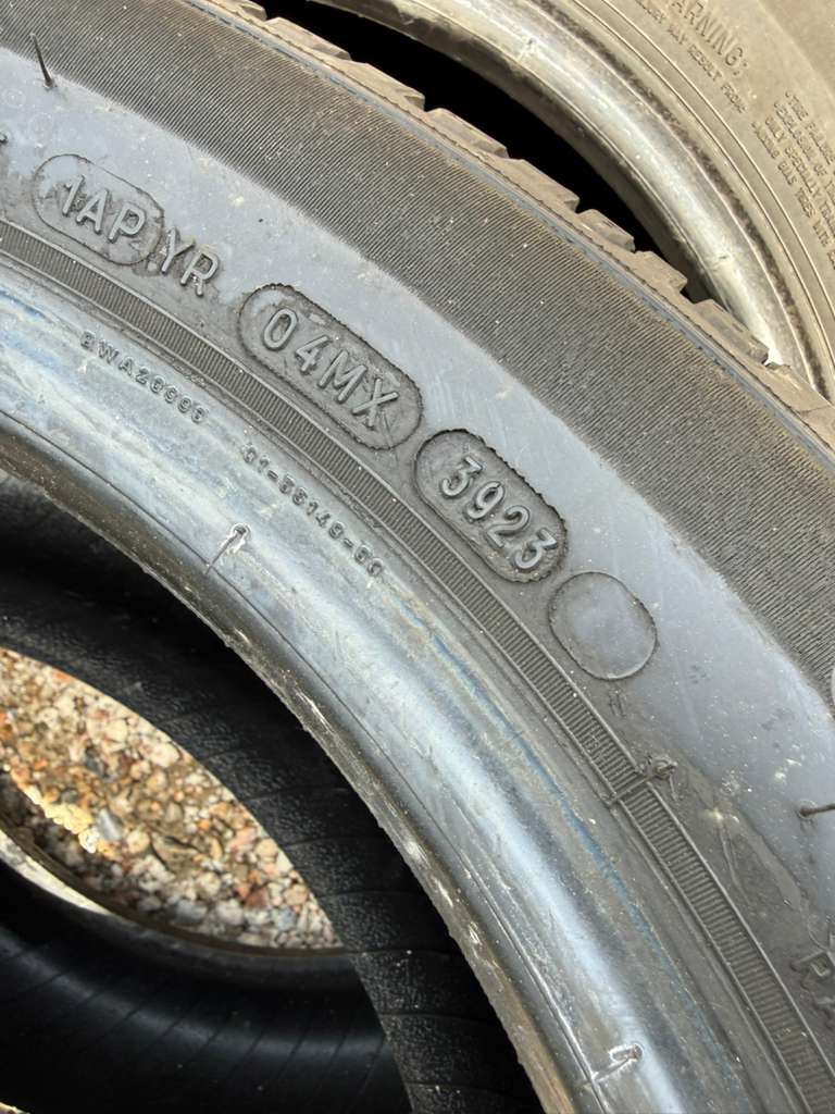 225/55R18 Pair (2 Used Tires) Michelin Defender 2