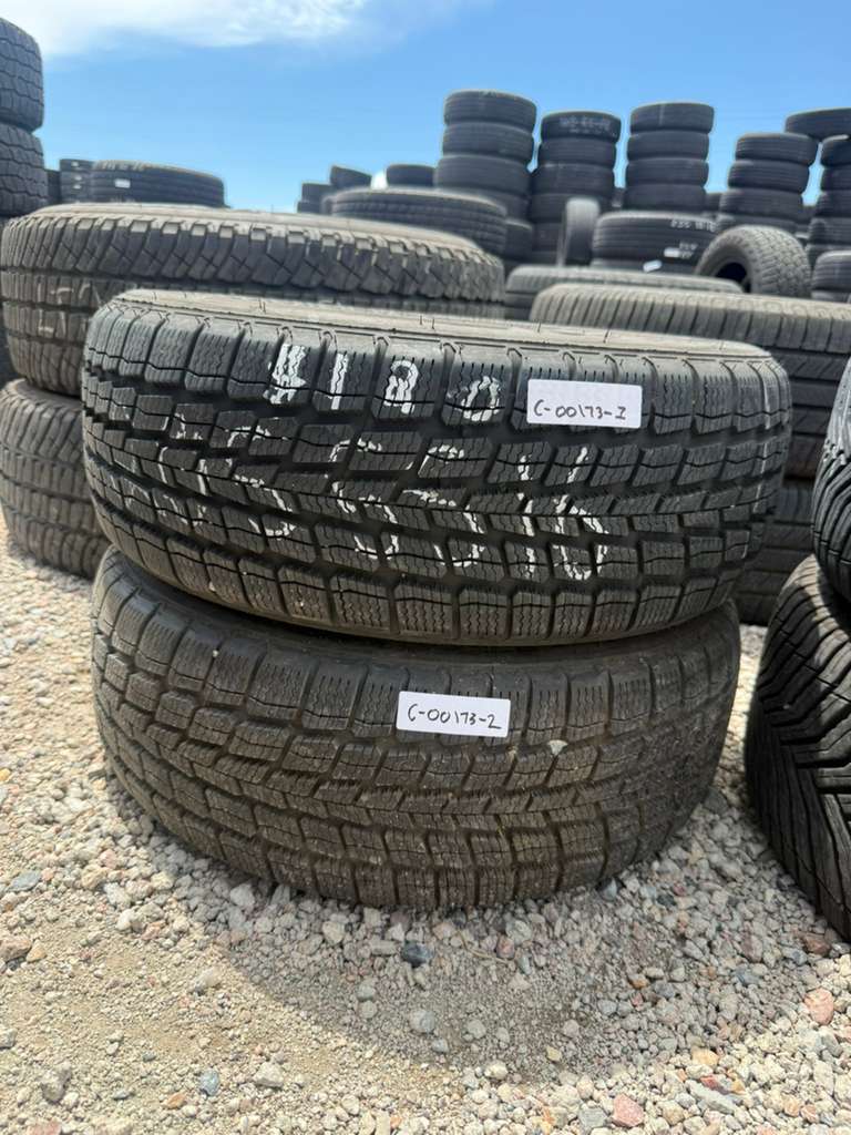 205/55R16 Pair (2 Used Tires) Firestone WeatherGrip