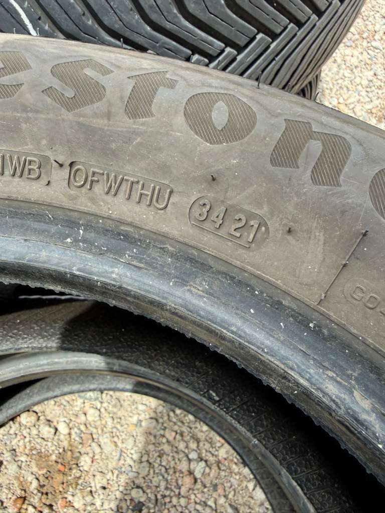205/55R16 Pair (2 Used Tires) Firestone WeatherGrip