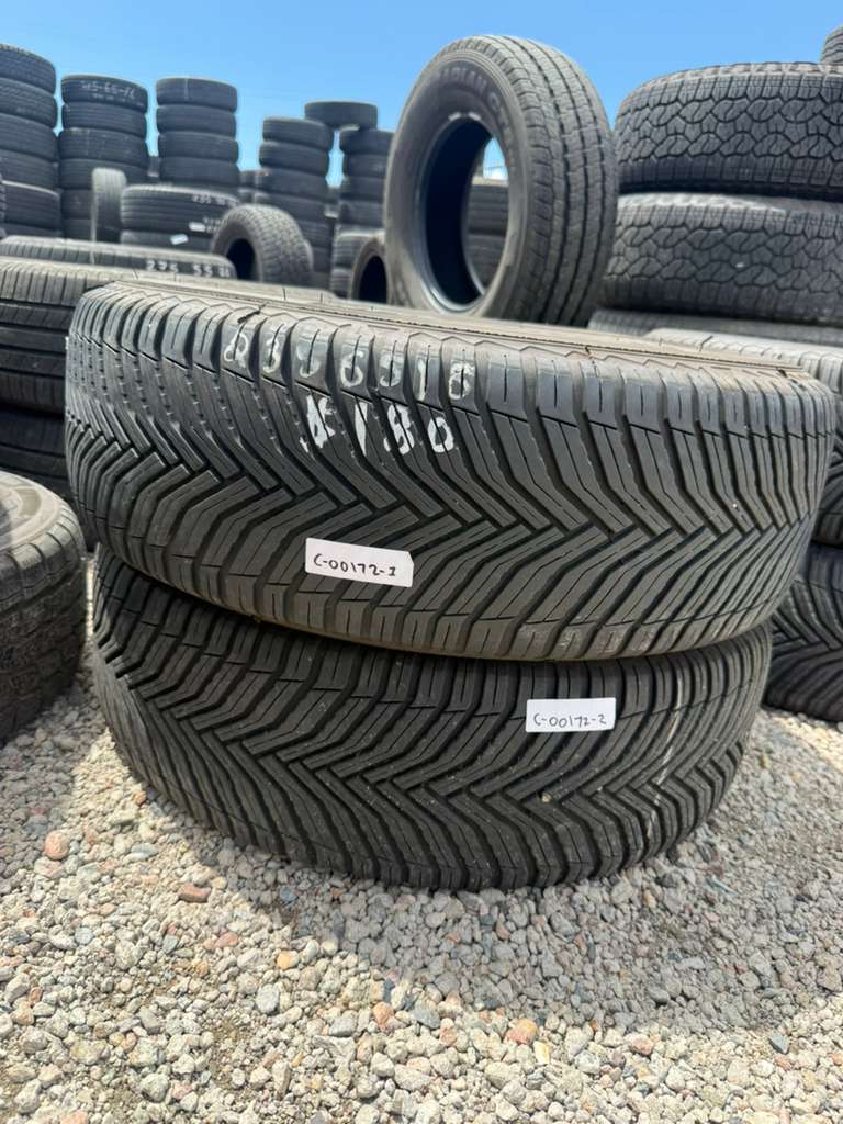 235/65R18 Pair (2 Used Tires) Michelin CrossClimate2