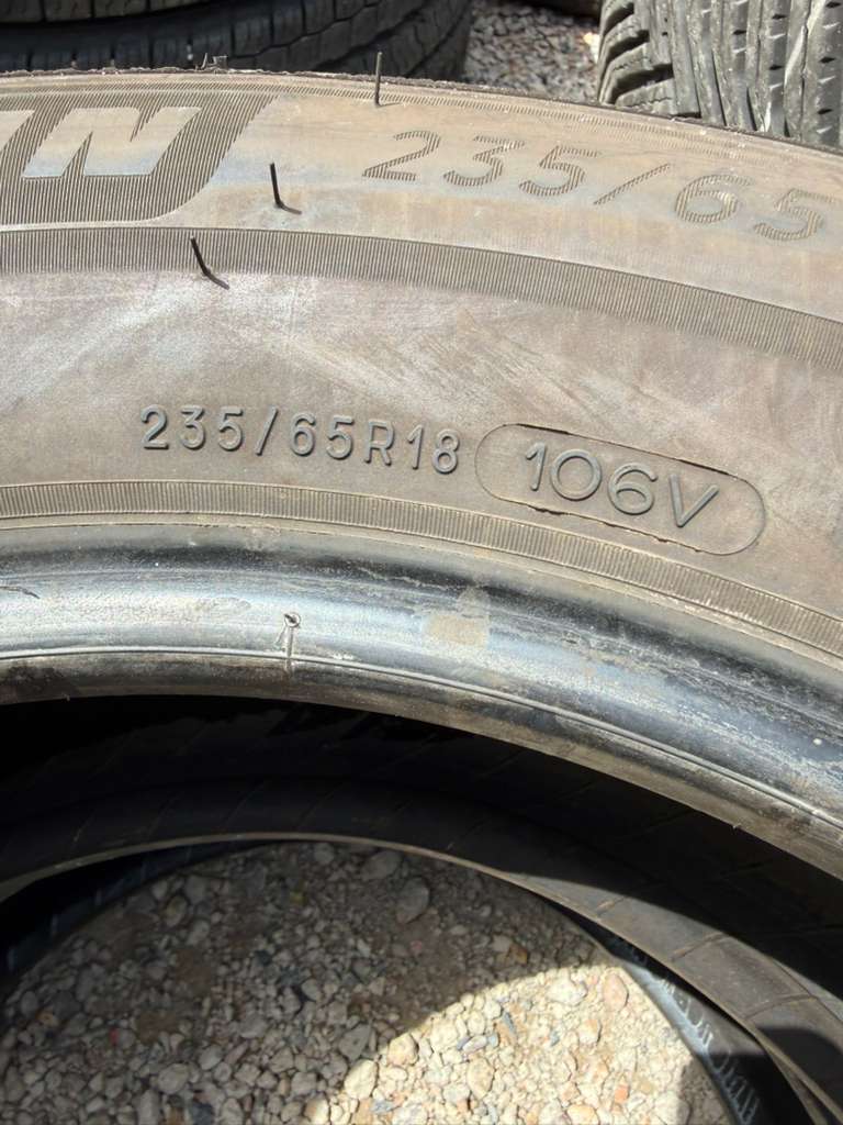 235/65R18 Pair (2 Used Tires) Michelin CrossClimate2