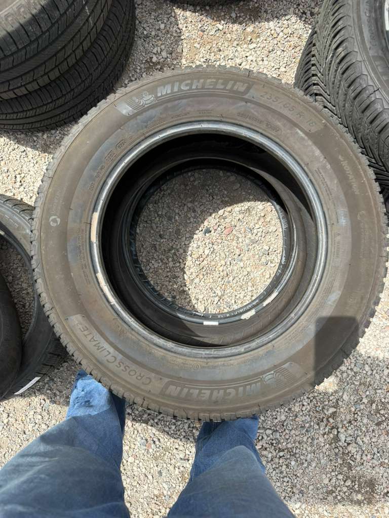 235/65R18 Pair (2 Used Tires) Michelin CrossClimate2