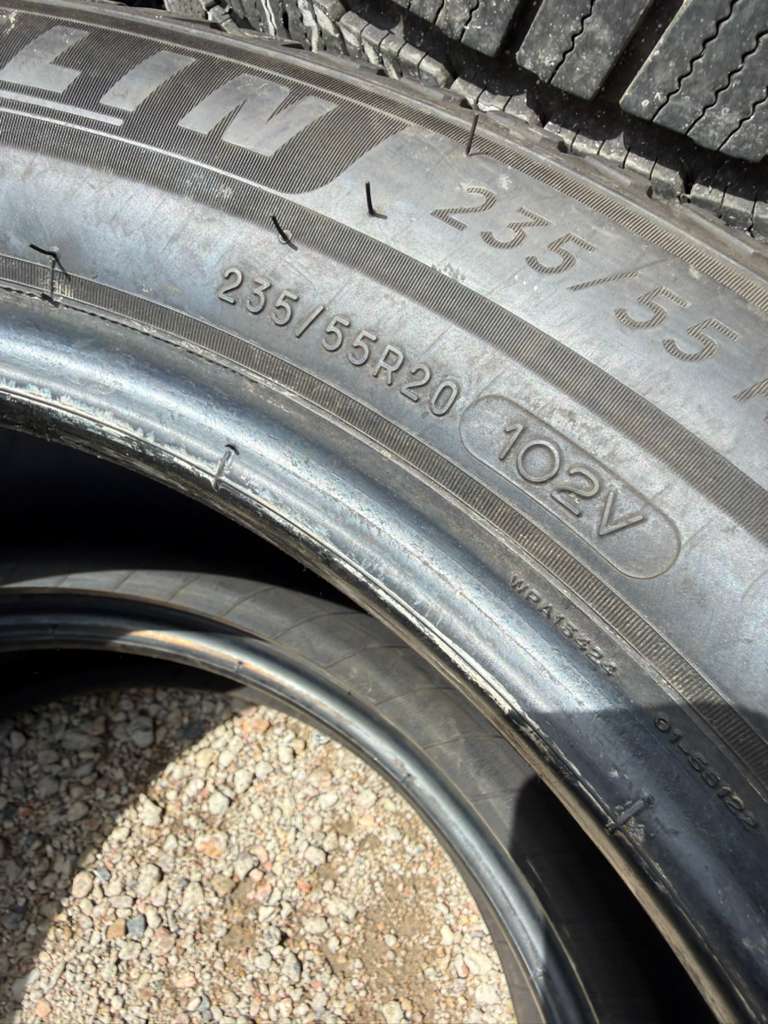 235/55R20 Pair (2 Used Tires) Michelin CrossClimate 2