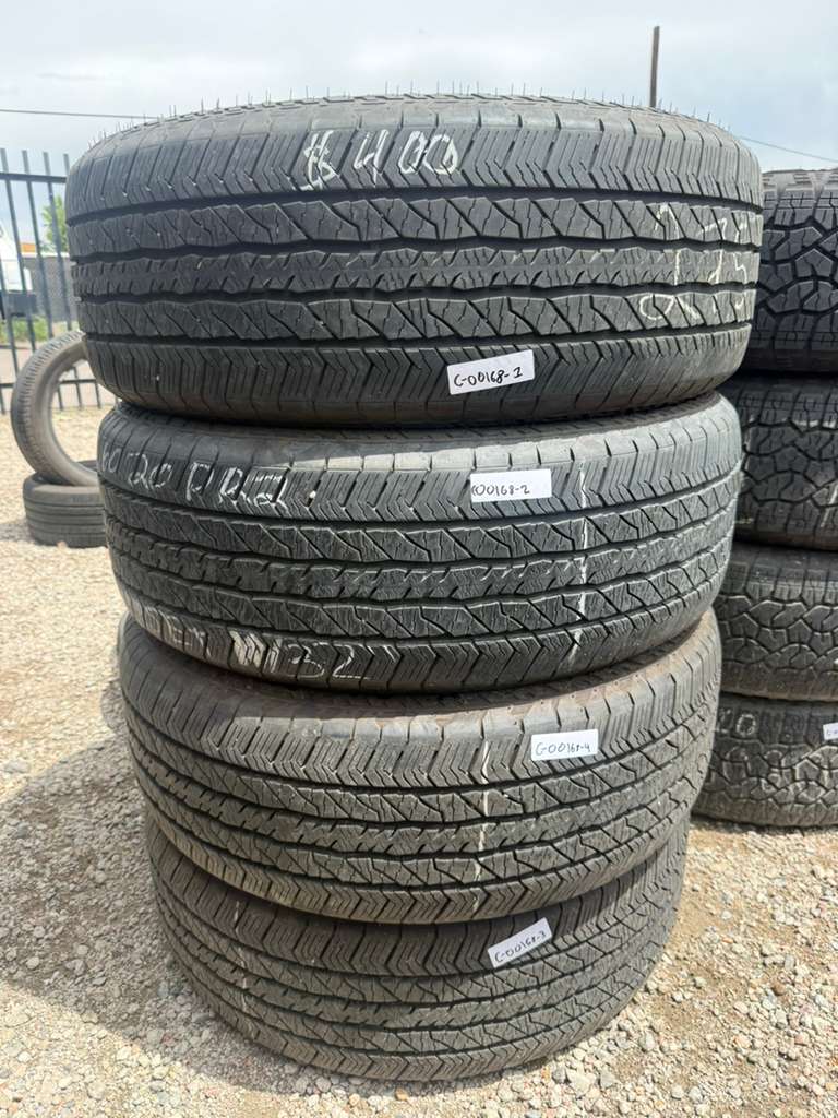 275/60R20 Set (4 Used Tires) Hankook Dynapro AT2