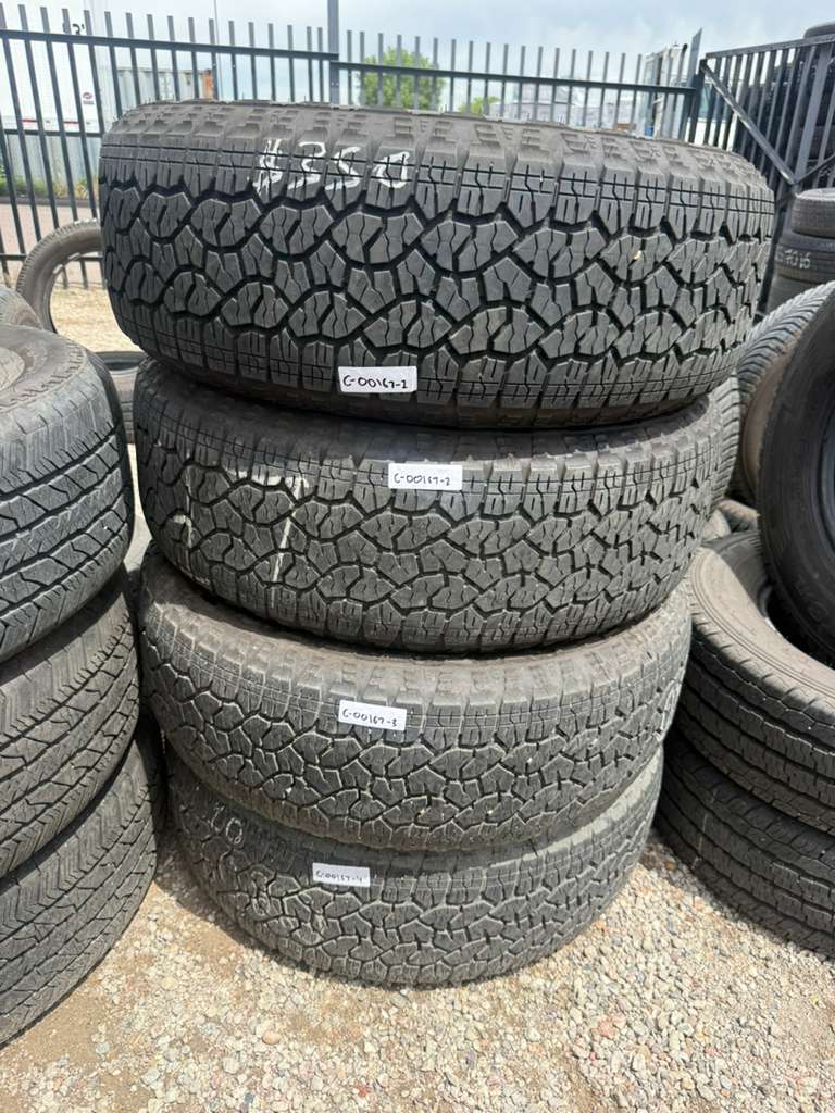 275/60R20 Set (4 Used Tires) Goodyear  Wrangler TrailRunner AT