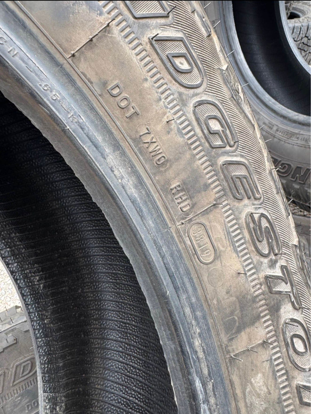 275/60R20 Pair (2 Used Tires) Bridgestone Dueler A/T