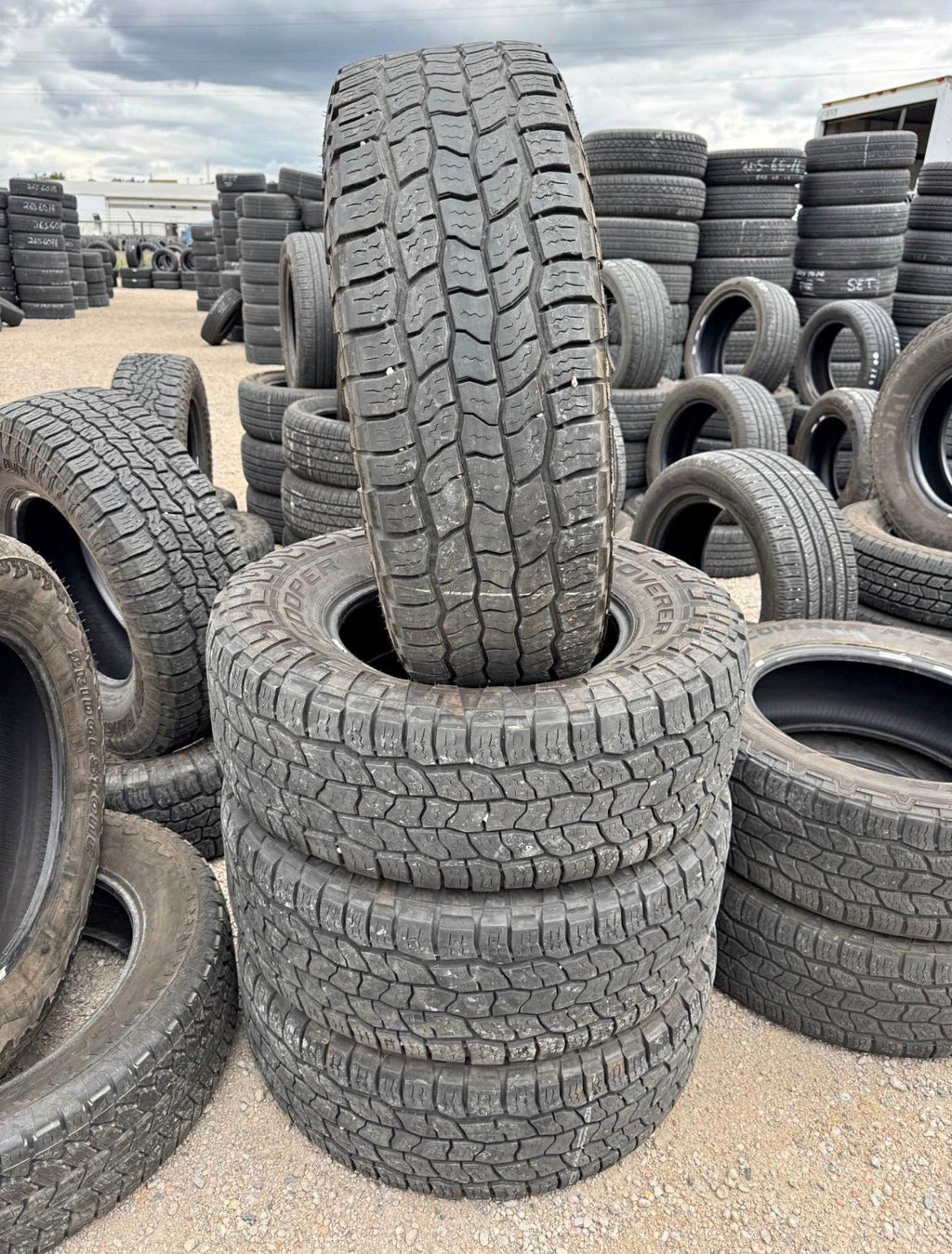 LT295/70R18 Set (4 Used Tires) Cooper Discoverer AT3 XLT