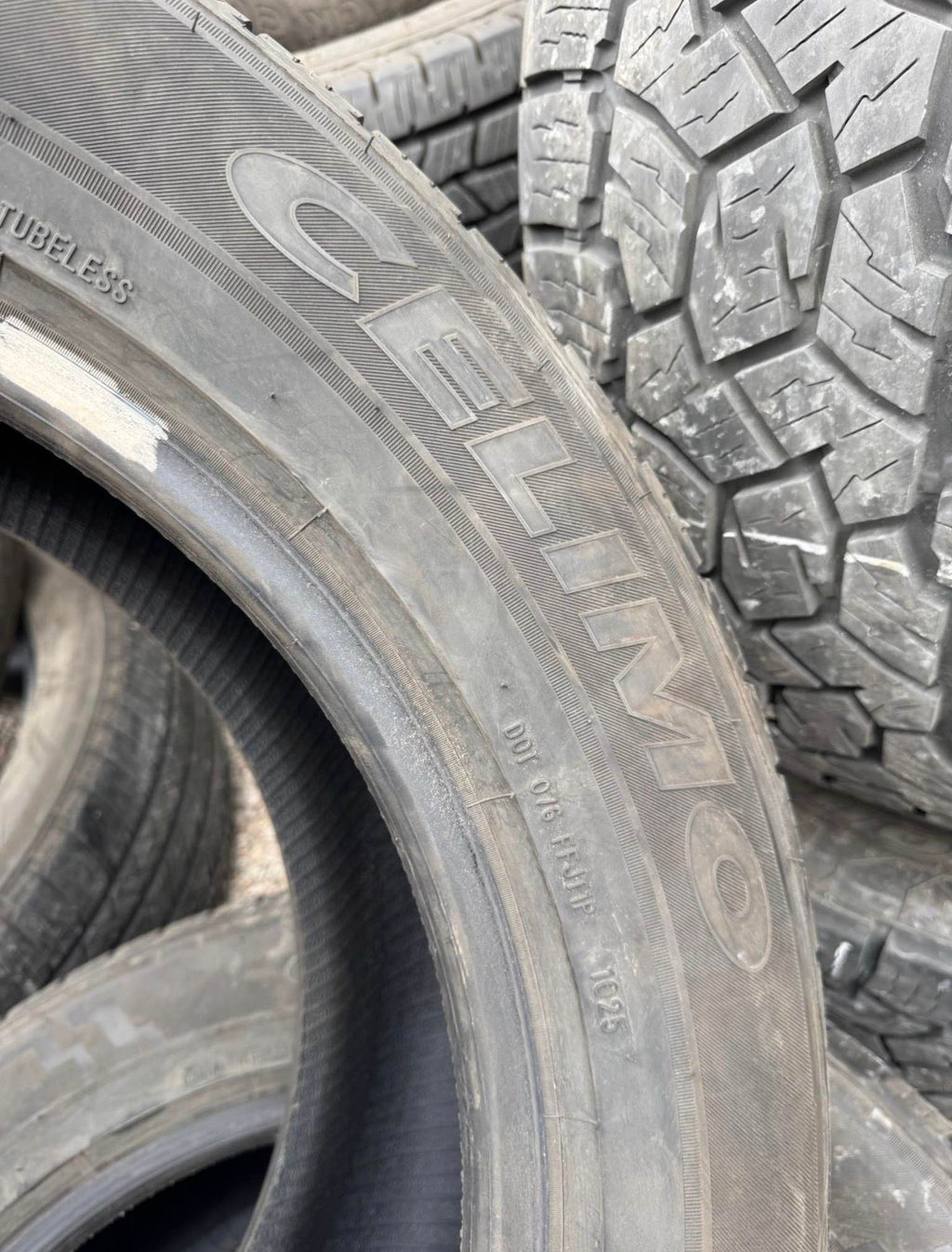 275/55R20 Pair (2 Used Tires) Celimo Prevail H/T