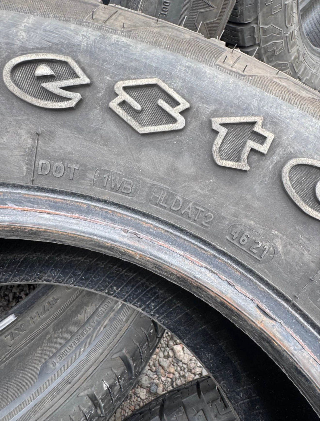 235/75R15 Pair (2 Used Tires) Firestone Destination A/T 2