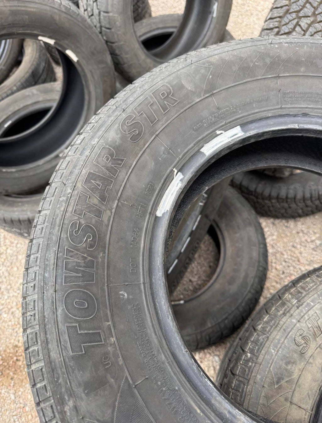 ST225/75R15 (5 Used Tires) TowStar ST Radial