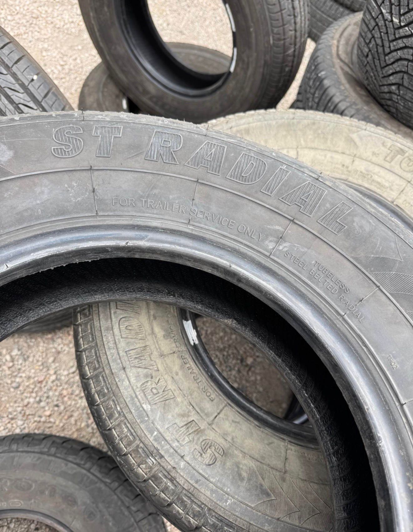 ST225/75R15 (5 Used Tires) TowStar ST Radial
