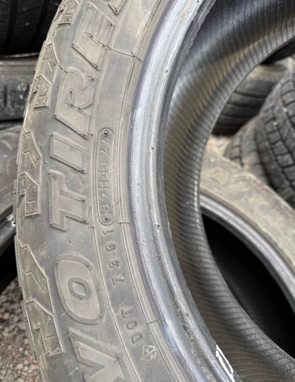 255/55R18 Pair (2 Used Tires) Toyo Open Country A/T III