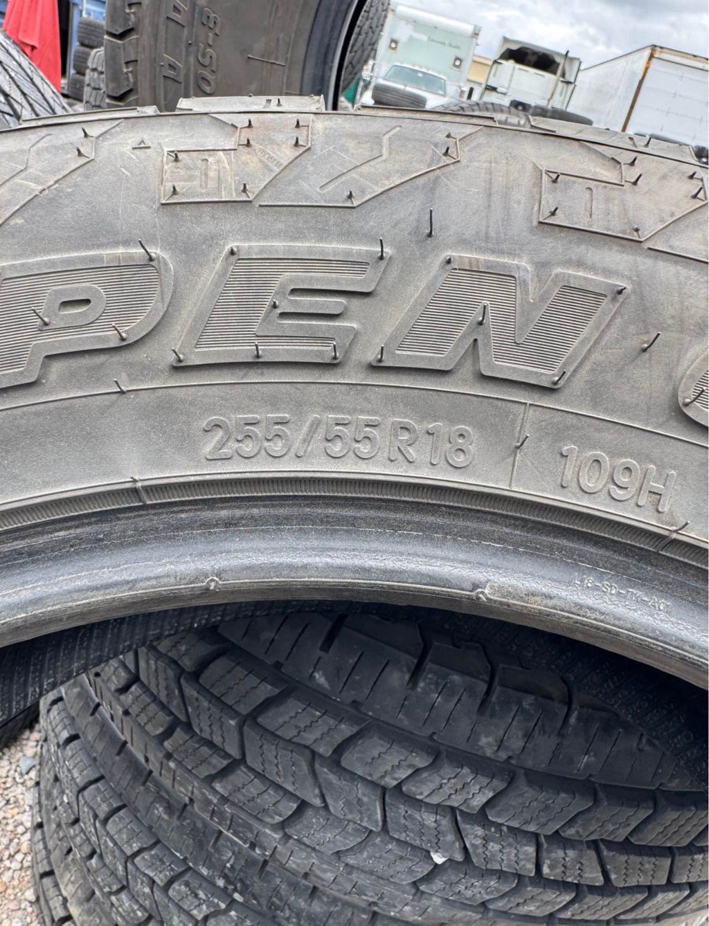 255/55R18 Pair (2 Used Tires) Toyo Open Country A/T III