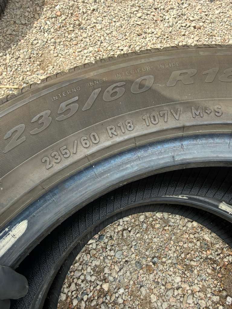 235/60R18 Pair (2 Used Tires) Pirelli Scorpion