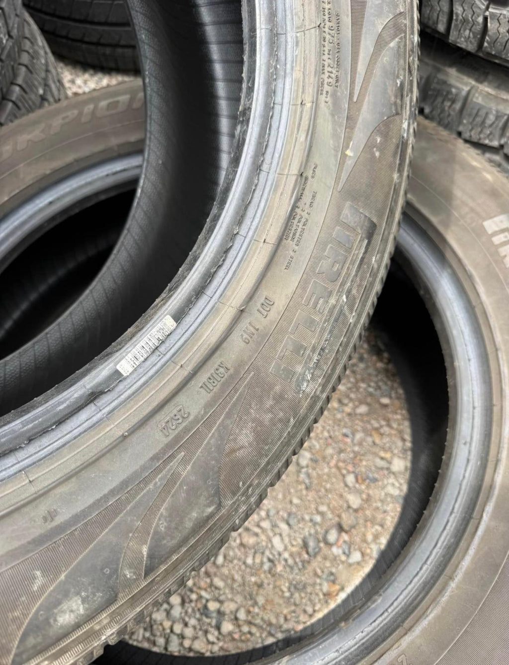 235/60R18 Pair (2 Used Tires) Pirelli Scorpion
