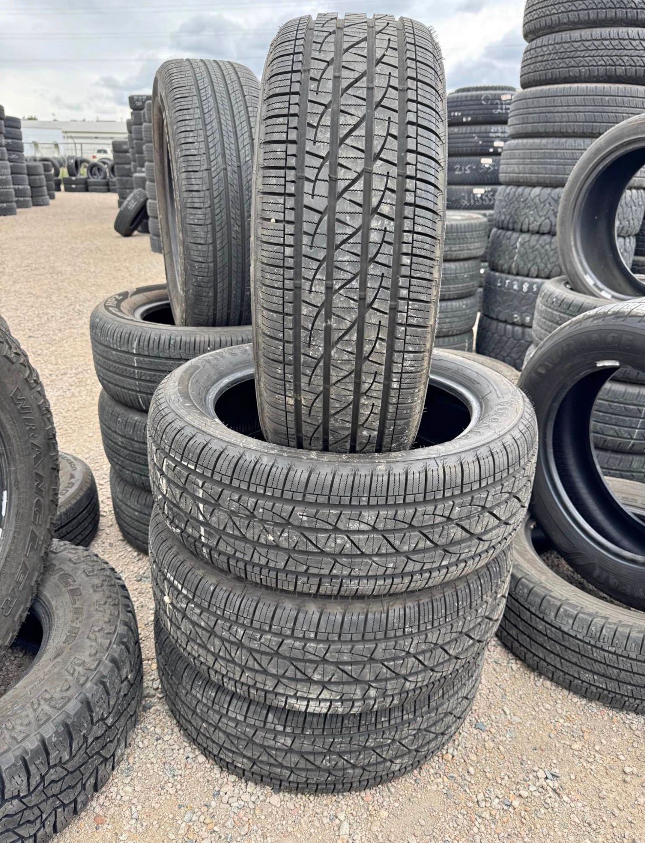 245/50R20 Set (4 Used Tires) Firestone Destination LE3