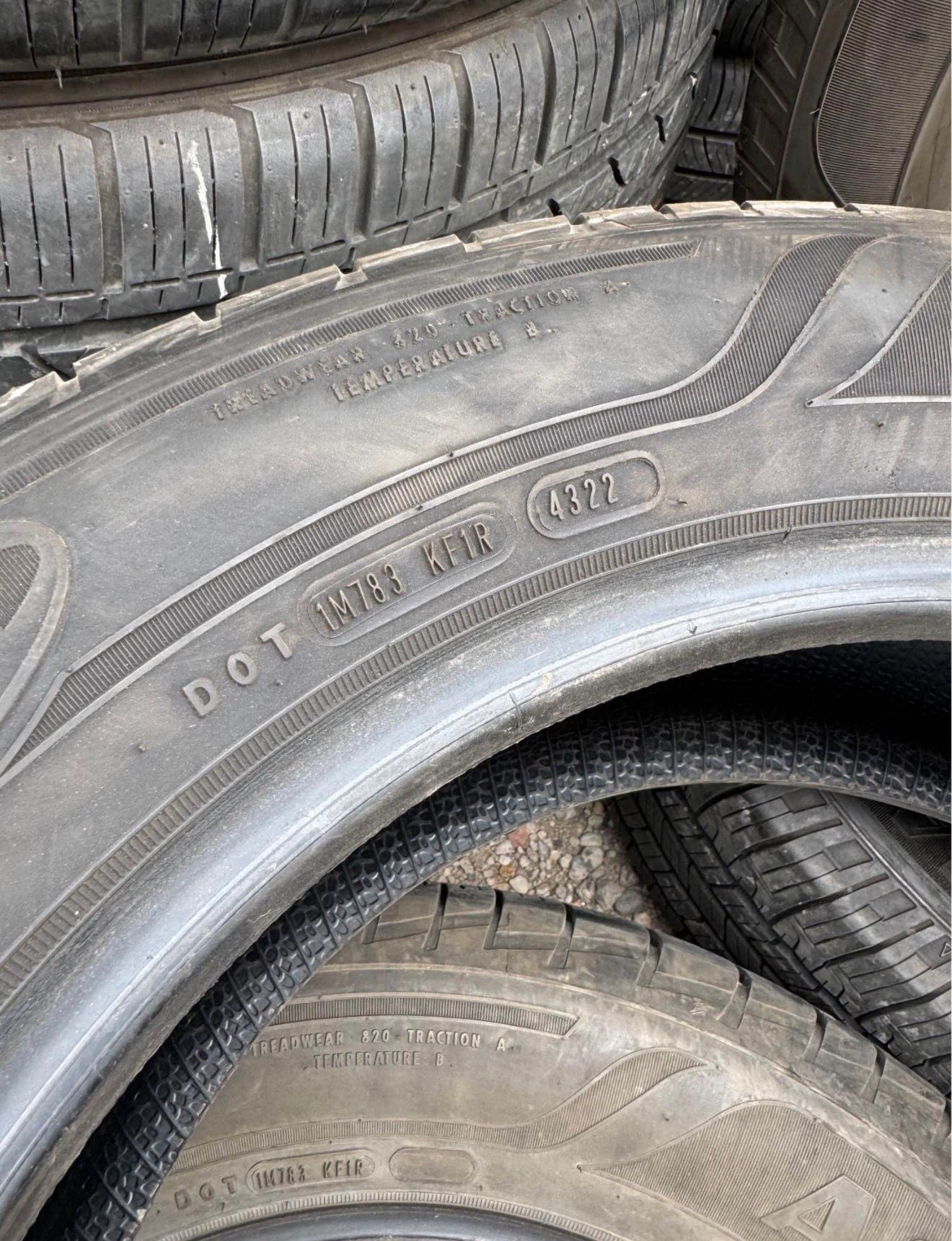 245/60R18 Pair (2 Used Tires) Goodyear Assurance