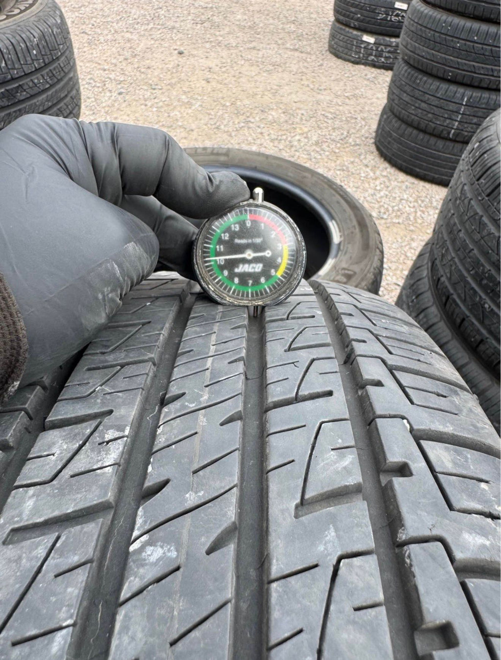 245/60R18 Pair (2 Used Tires) Goodyear Assurance