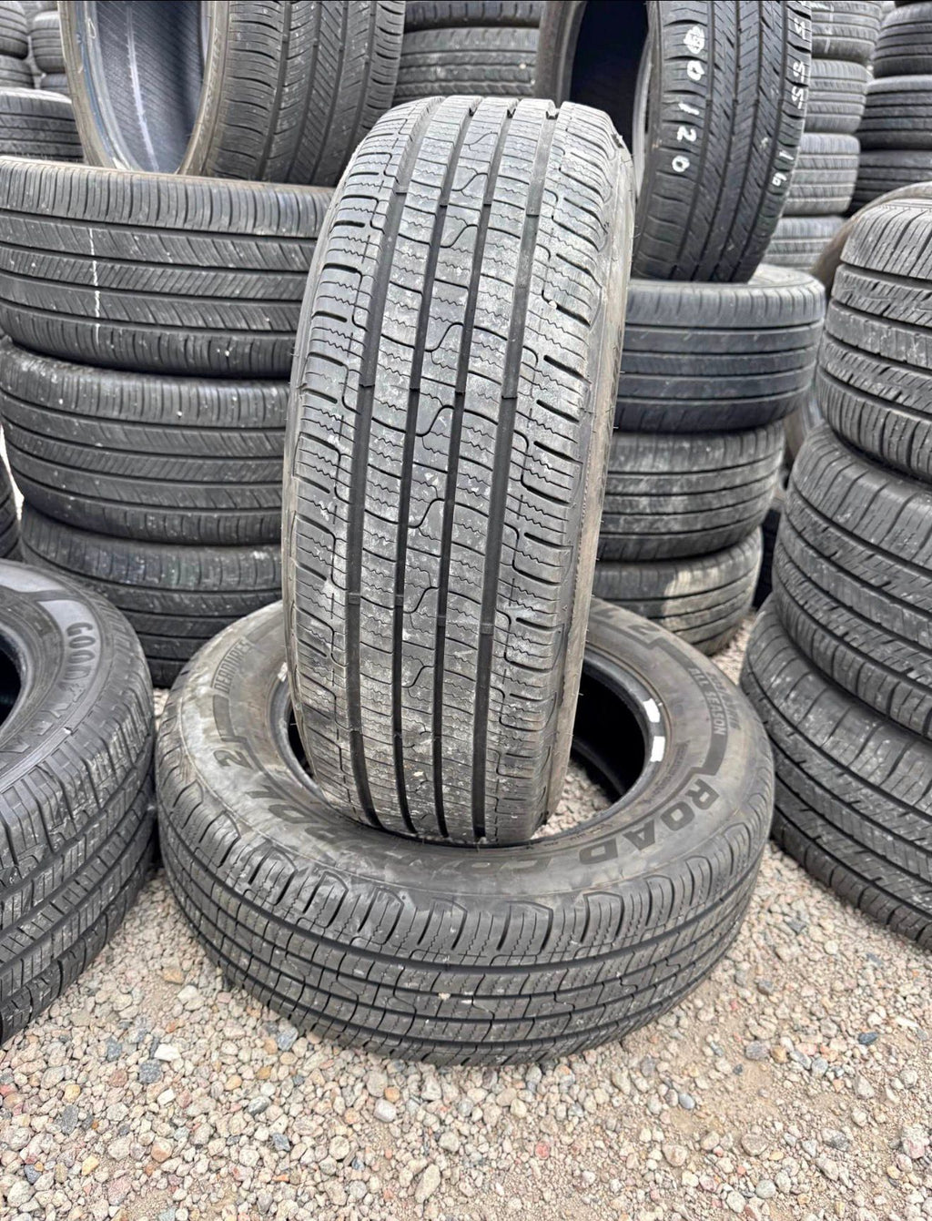 205/65R16 Pair (2 Used Tires) Dean Road Control 2
