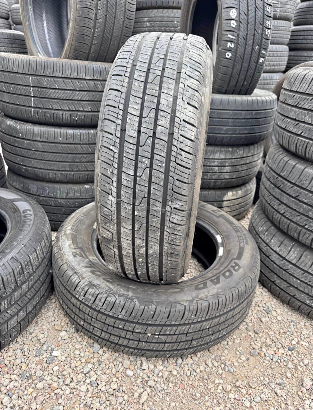 205/65R16 Pair (2 Used Tires) Dean Road Control 2