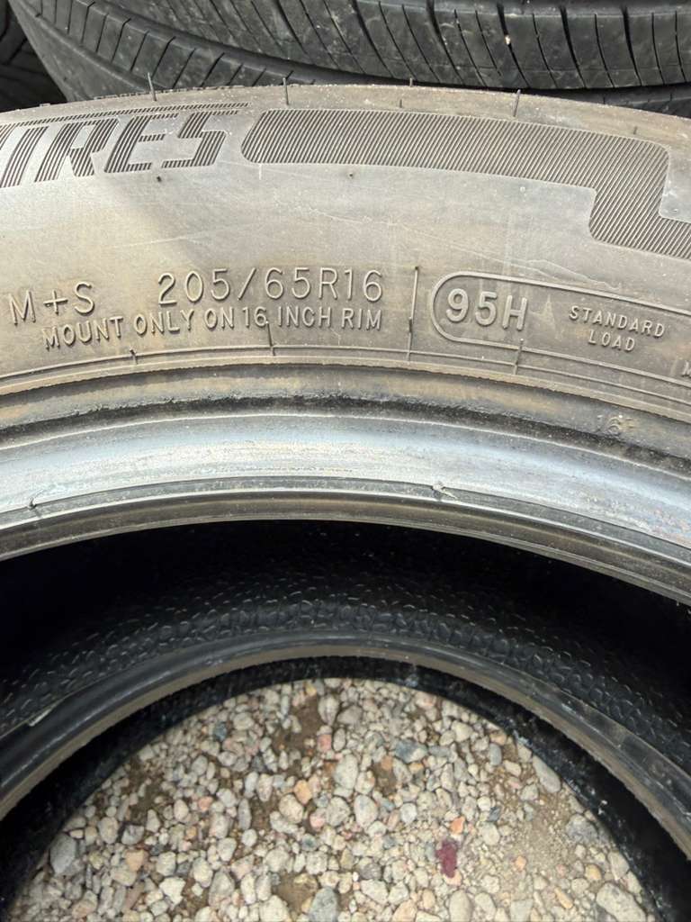 205/65R16 Pair (2 Used Tires) Dean Road Control 2