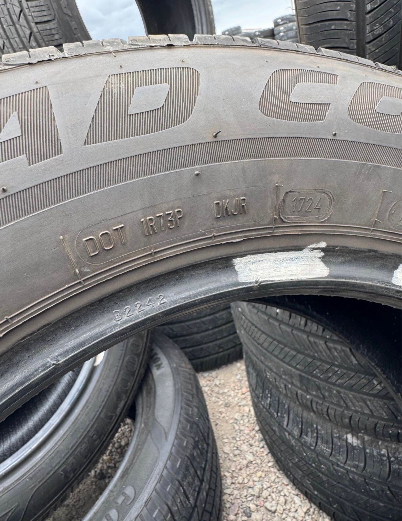 205/65R16 Pair (2 Used Tires) Dean Road Control 2