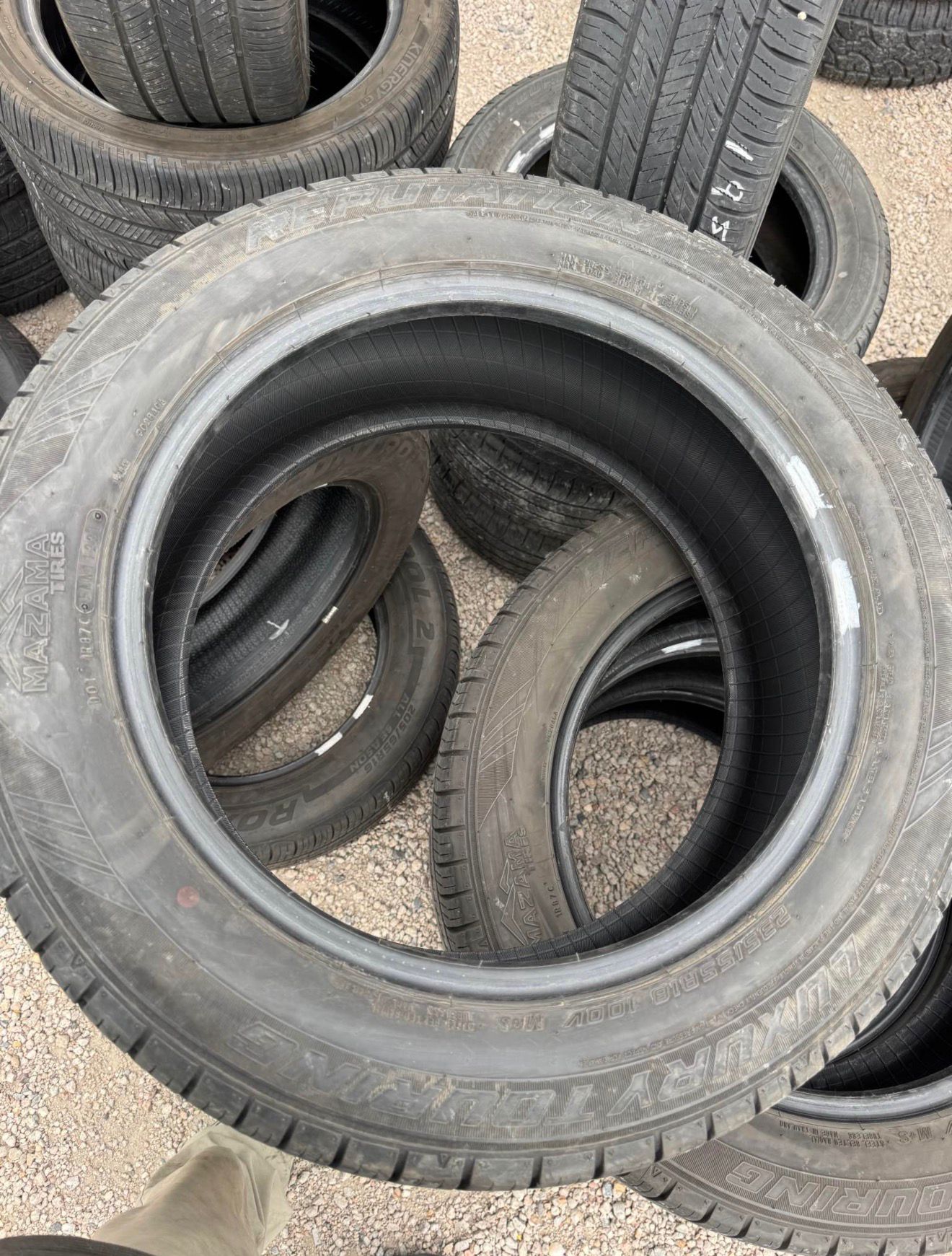 235/55R18 Set (4 Used Tires) Mazama Reputation Luxury Touring