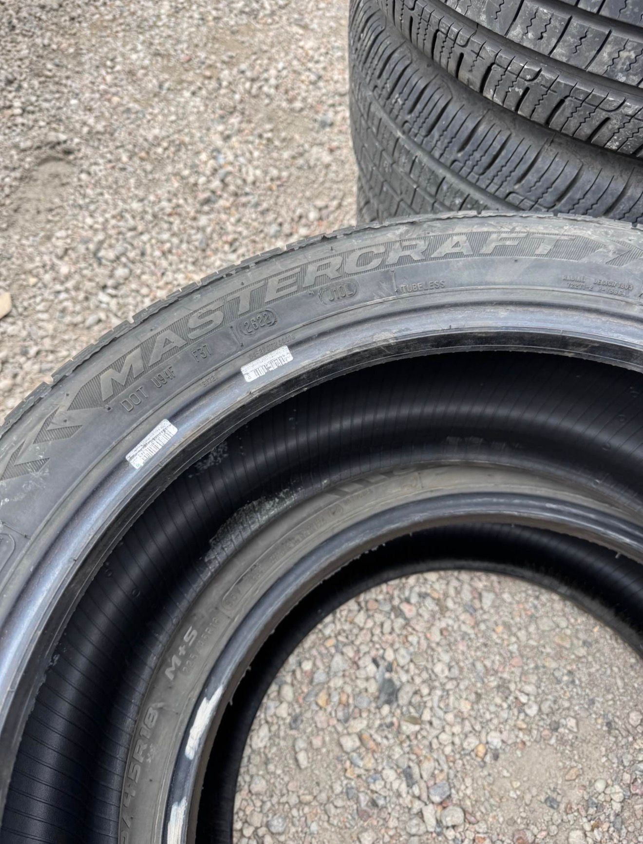225/45R18 Pair (2 Used Tires) Mastercraft Stratus