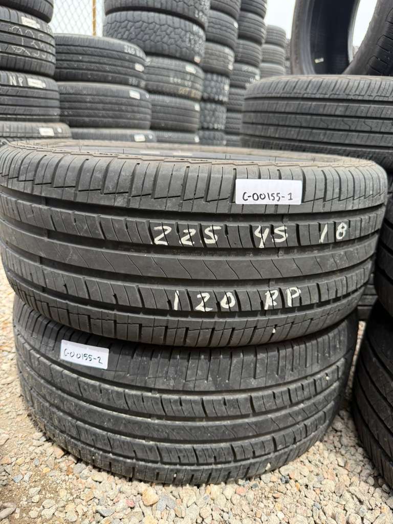 225/45R18 Pair (2 Used Tires) Mastercraft Stratus