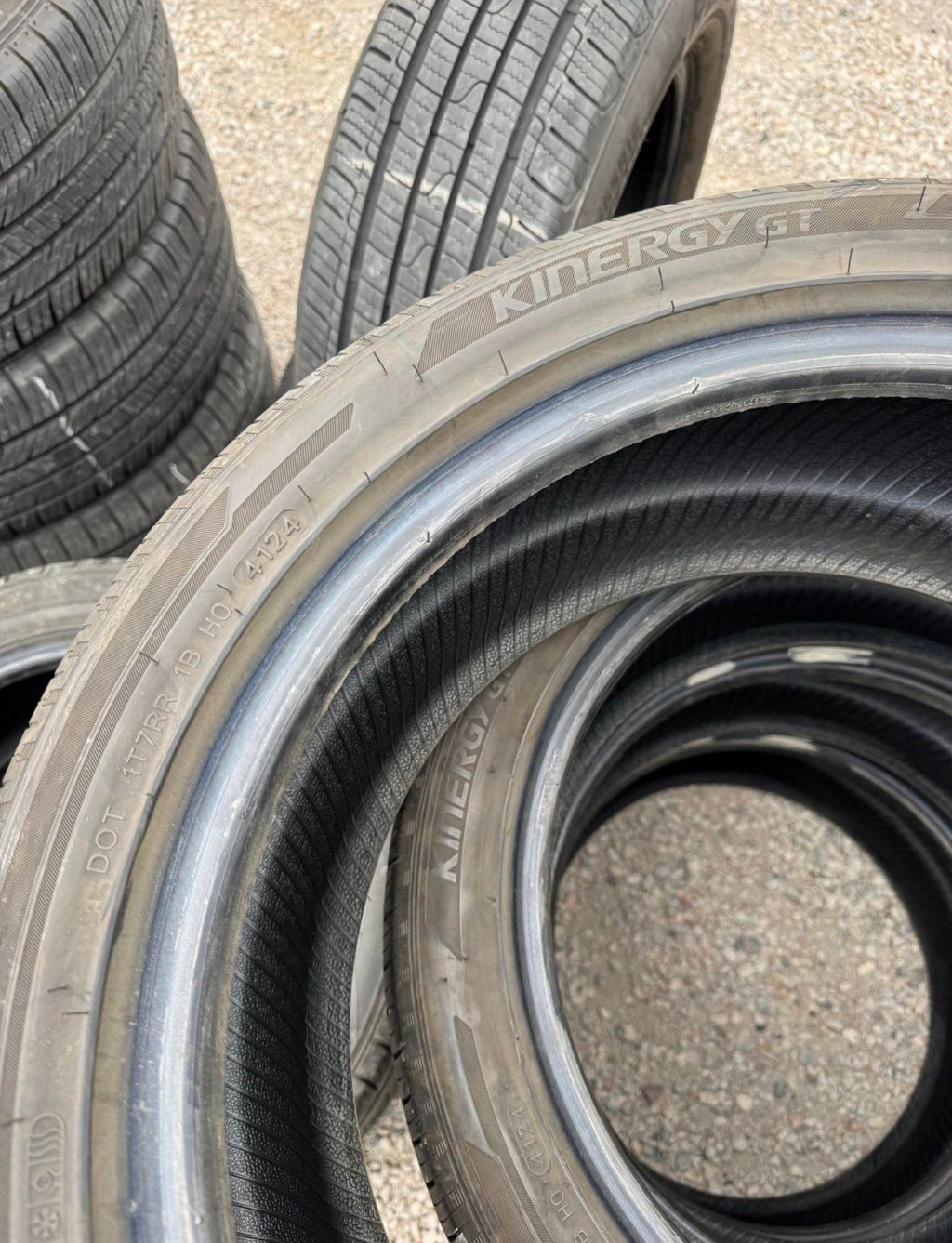 225/45R17 Set (4 Used Tires) Hankook Kinergy GT