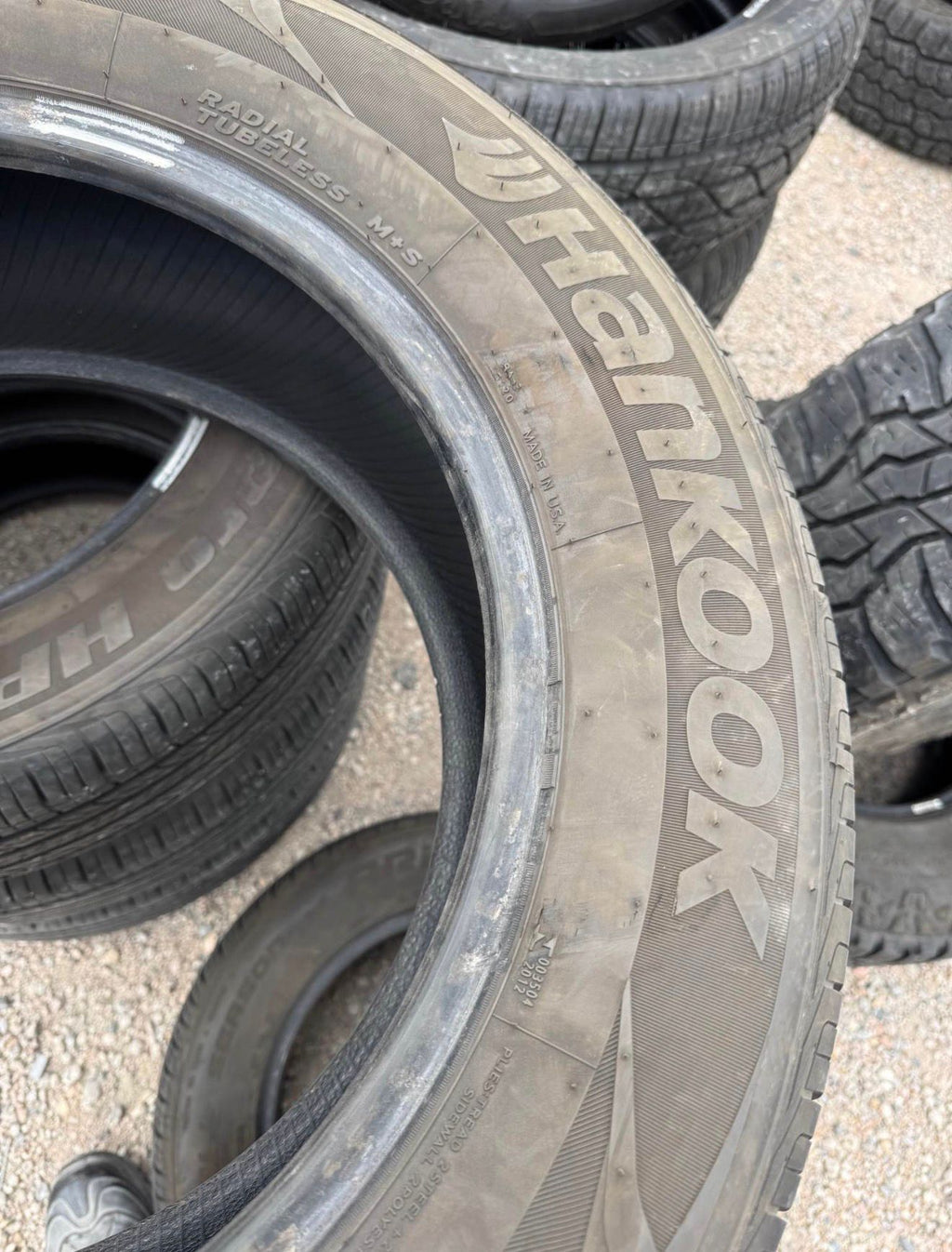 245/60R18 Set (4 Used Tires) Hankook  Dynapro HP2