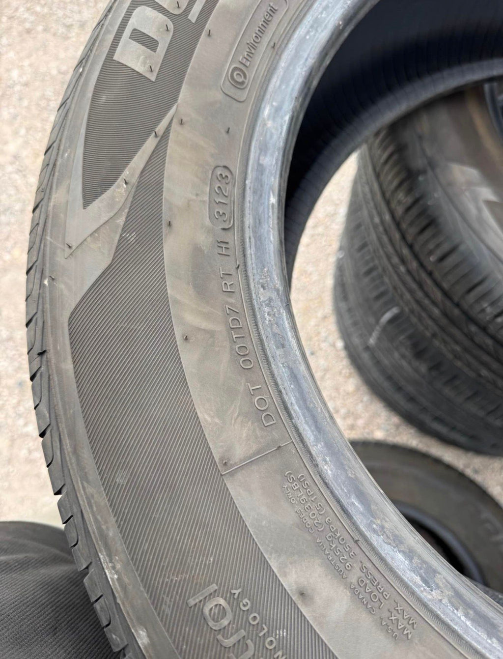 245/60R18 Set (4 Used Tires) Hankook  Dynapro HP2