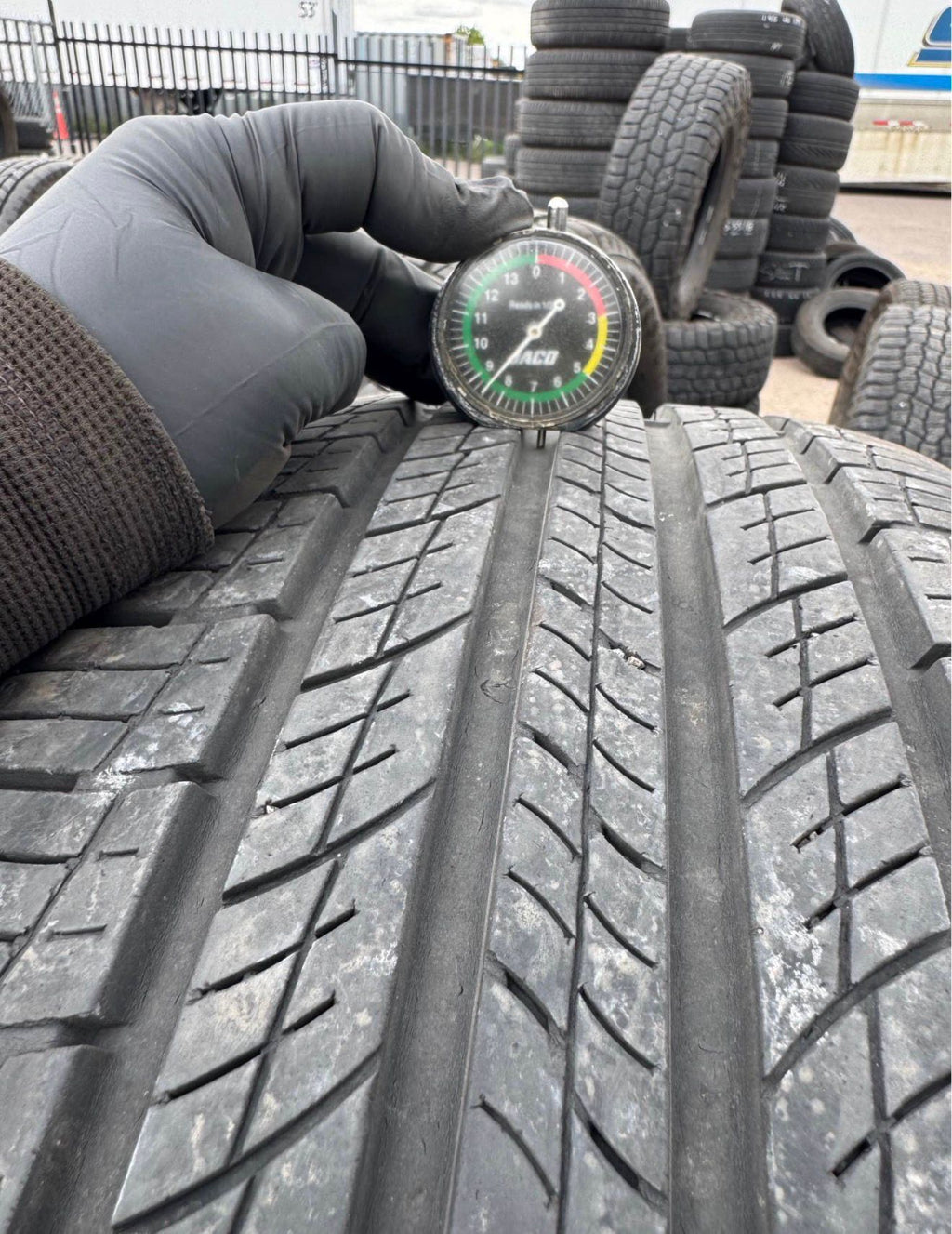 245/60R18 Set (4 Used Tires) Hankook  Dynapro HP2