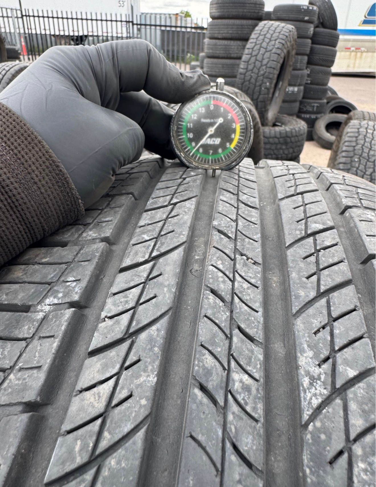 245/60R18 Set (4 Used Tires) Hankook  Dynapro HP2